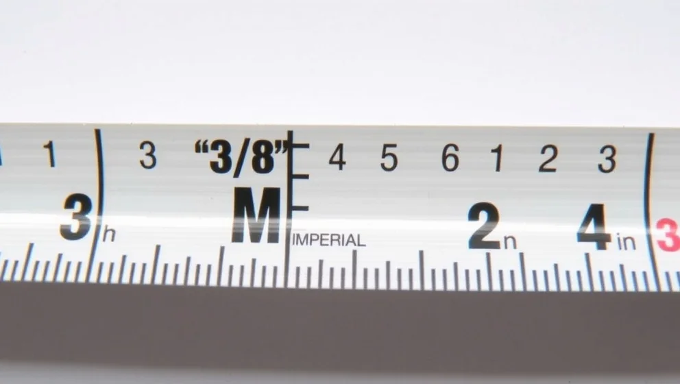 Vad är 3/8 tum i millimeter